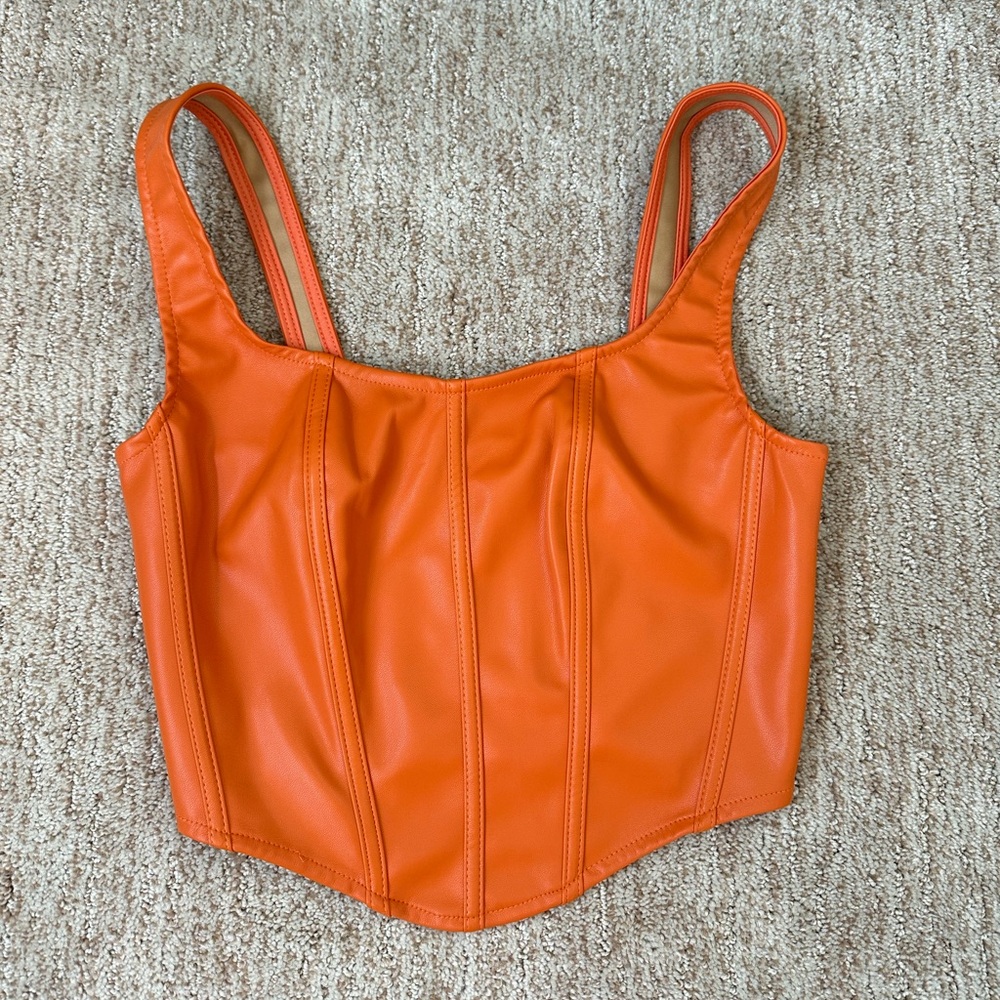 Sincerely Jules Faux Leather Top